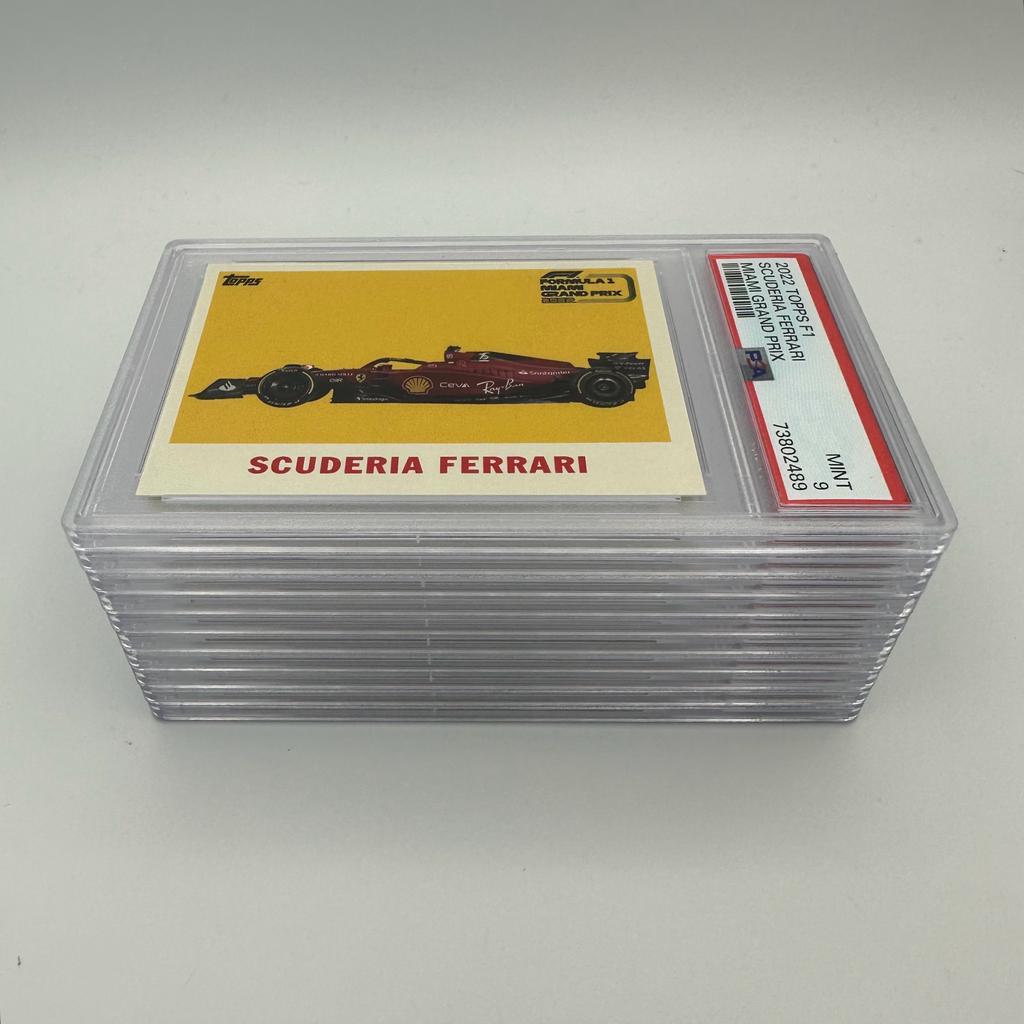 2022 Exclusive Miami Grand Prix PSA 9 All 10 Powertrains Complete Set - Perfect for F1 Collectors, Display & Racing Memorabilia Enthusiasts