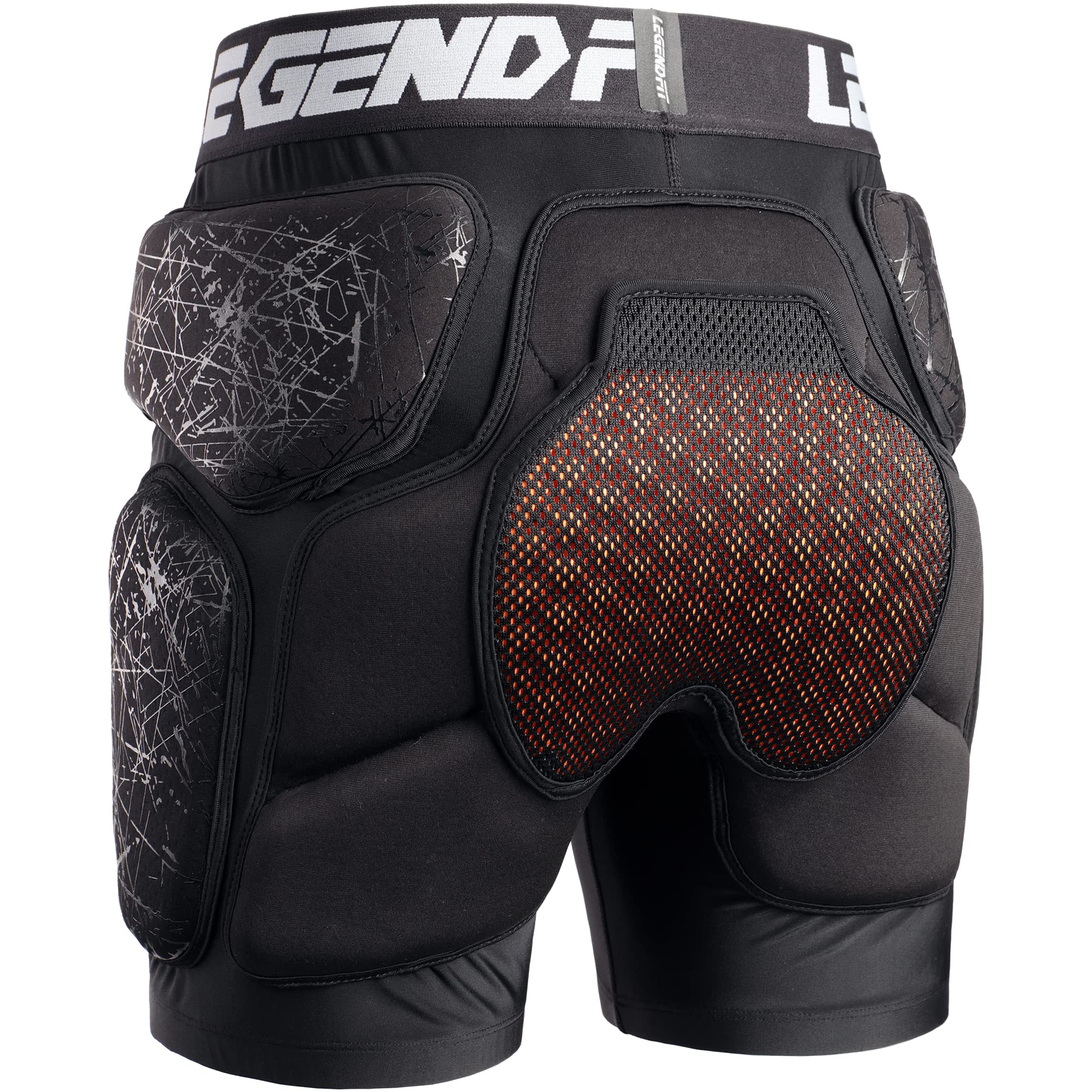 Legendfit Protective Padded Shorts for Snowboarding, Skiing, Ice Skating & Skateboarding - Hip, Butt & Tailbone Safety Gear for Men & Women - Ideal for Winter Sports & Extreme Activities