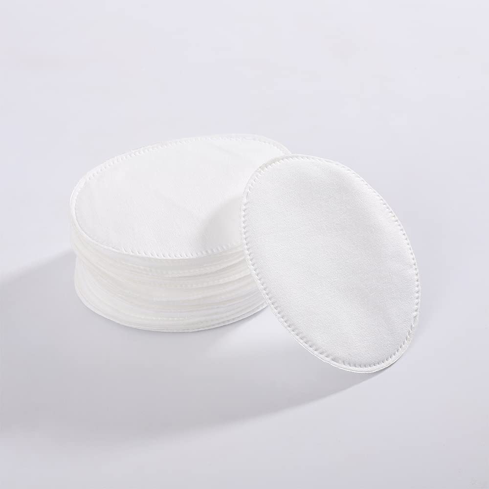 100% Cotton Facial Makeup Remover Pads - Soft Round Reusable Pads (Pack of 2, 200 Count) | Gentle for Sensitive Skin, Perfect for Daily Makeup Removal & Skincare Routine