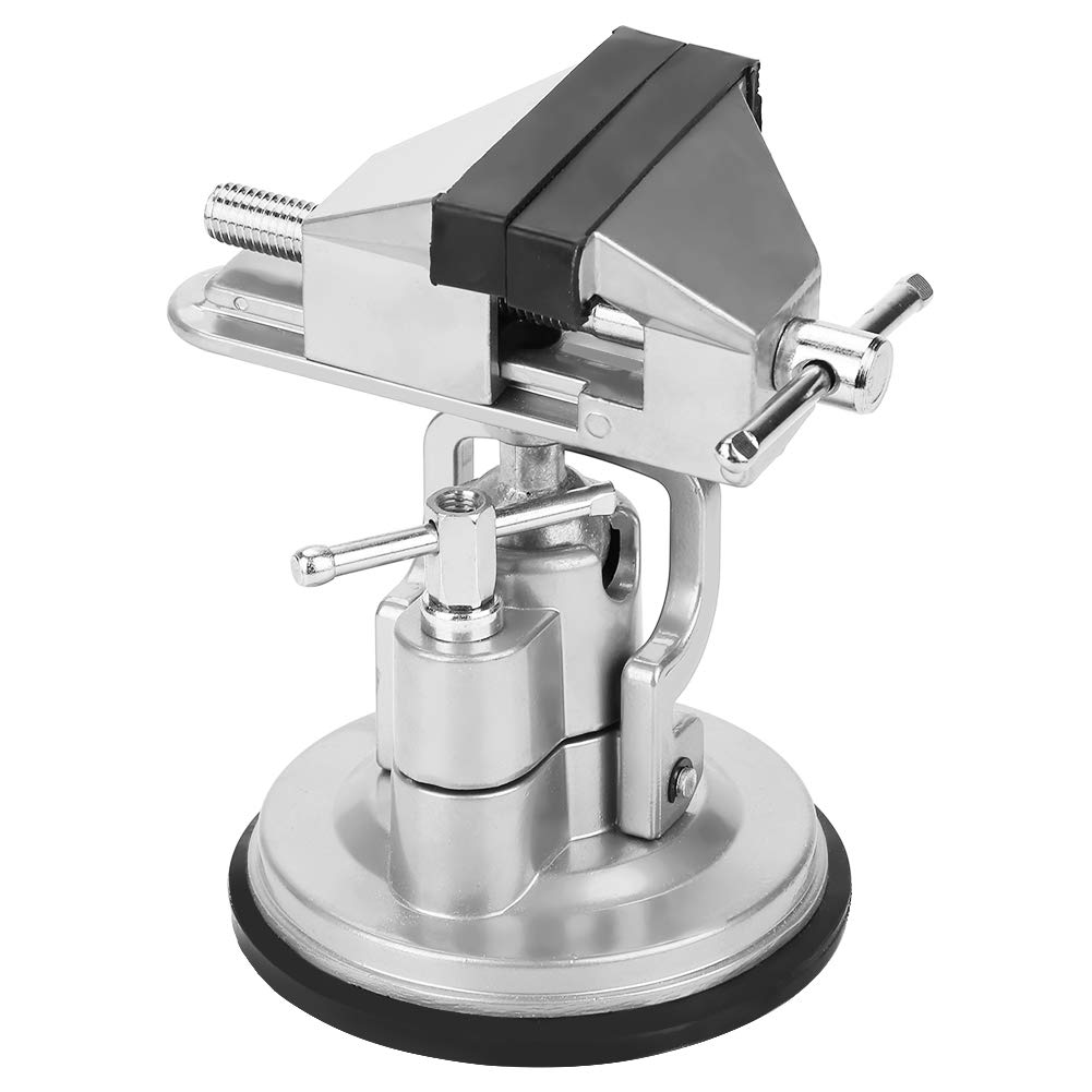 360° Swivel Rotating Universal Table Vise - Heavy Duty Bench Clamp for Woodworking, Metalworking & DIY Projects | Portable Workbench Vise for Grinding, Cutting, Drilling & Sawing | Perfect for Home Repair, Workshop & Garage Use