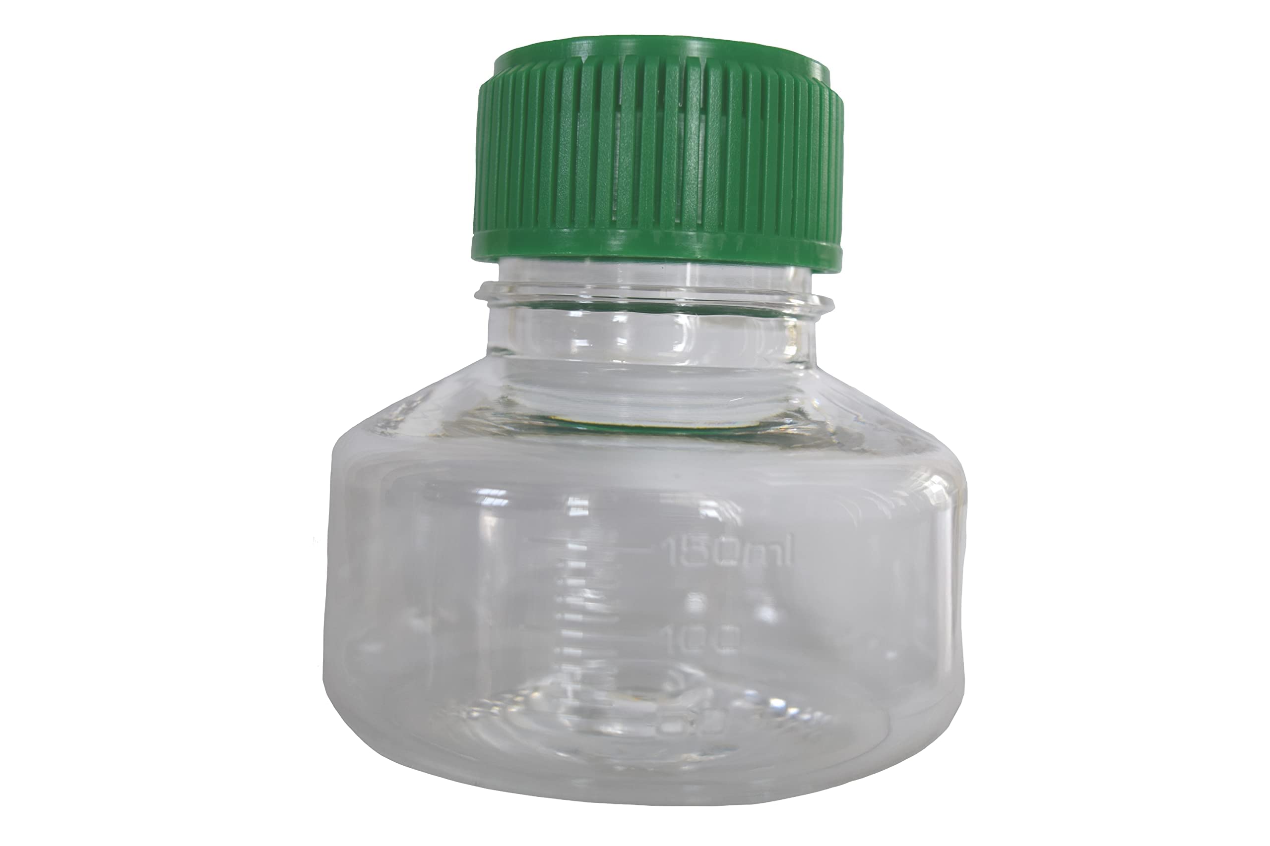 150mL Sterile Vacuum Filtration System with 0.22µm PES Membrane - Graduated Scale for Lab Use (6-Pack) | Ideal for Cell Culture Media Filtration, Buffer Sterilization & Sample Preparation