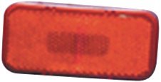 Red LED Rectangular Clearance Light with Rounded Corners - Durable Truck Trailer Marker Light (003-58) - Perfect for Semi Trucks, Trailers, RVs & Commercial Vehicles