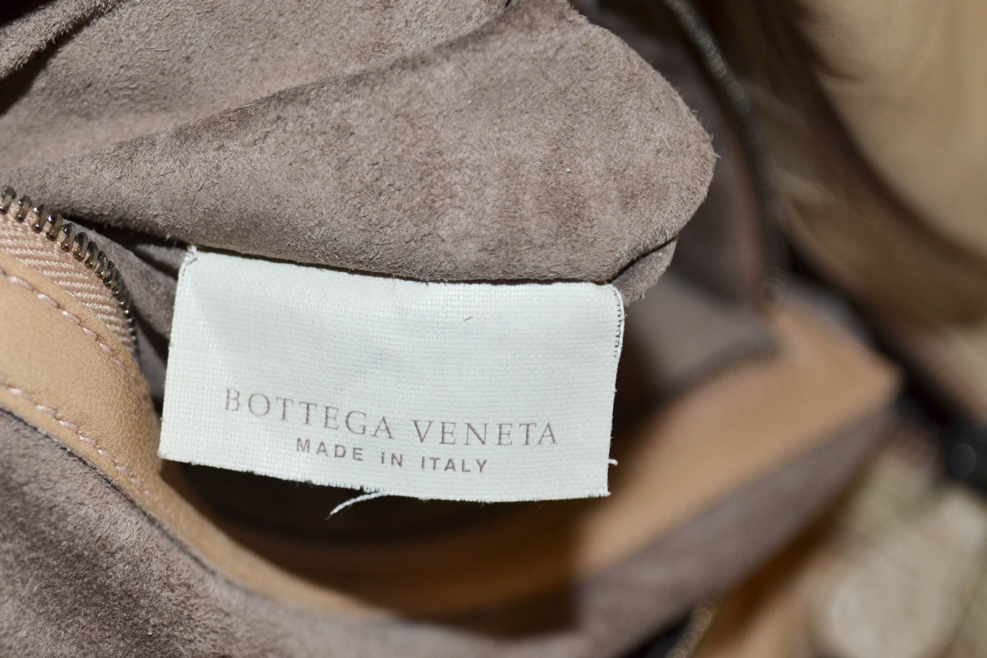 Authentic Bottega Veneta Beige Lambskin Leather Shoulder Bag for Women | Luxury Designer Handbag | Perfect for Work, Travel & Evening Events