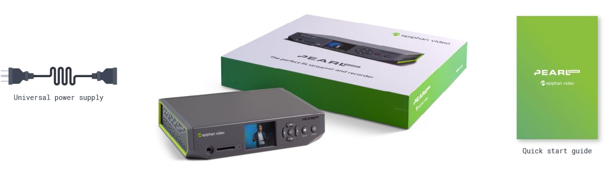 Epiphan Video Pearl Nano - Compact HD Video Recorder & Live Streaming Device for Webinars, Conferences & Online Classes | Portable USB 3.0 Capture System