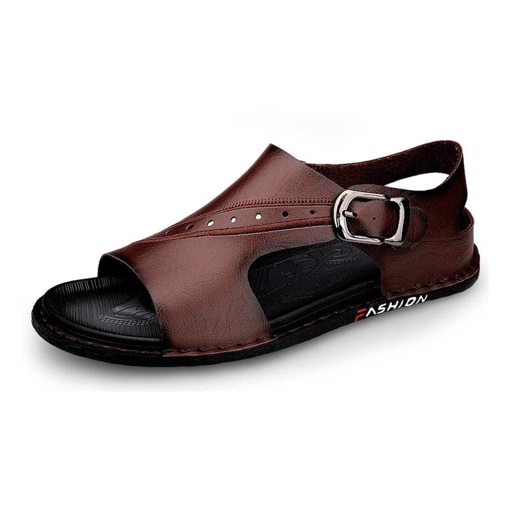 YHUA Men's Summer Platform Sandals - Classic Walking Slippers for Outdoor, Casual & Beach Wear - Lightweight Comfortable Slides for Walking, Travel & Vacation (Color: A, Size: 40)