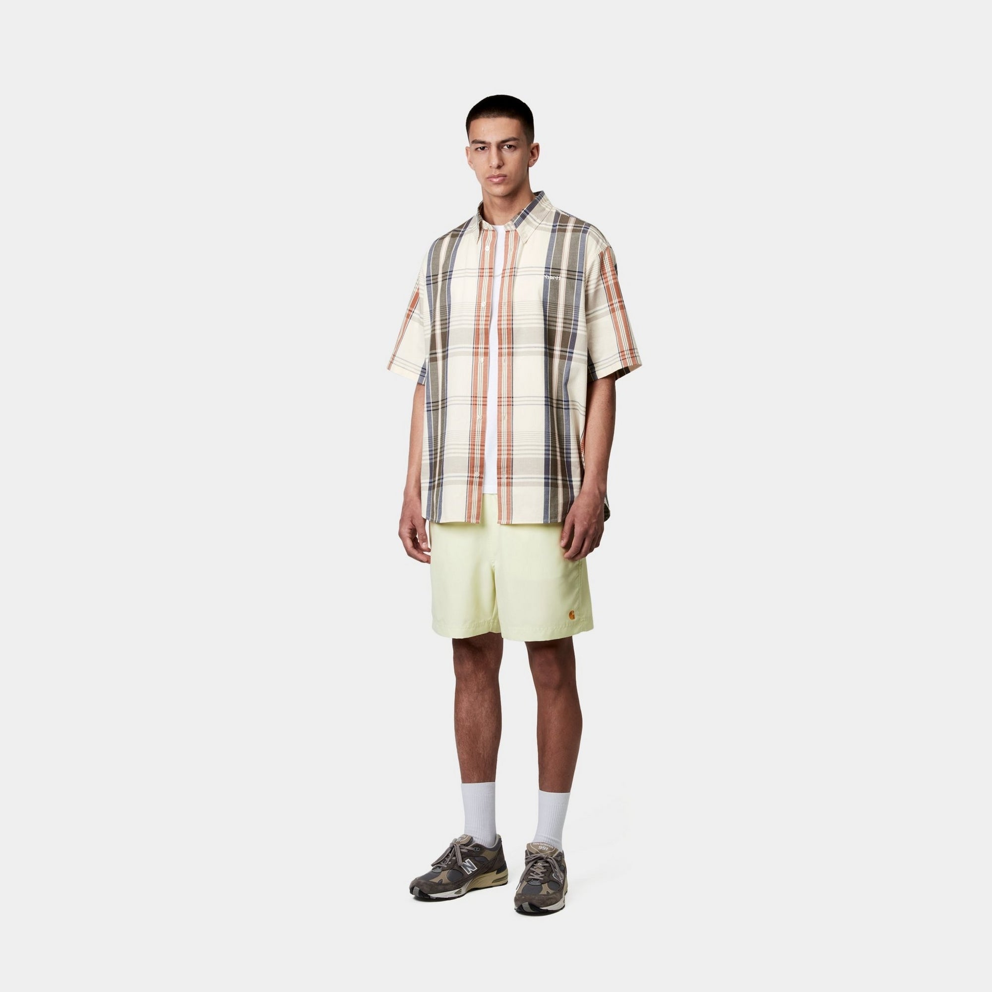 Chase Swim Trunks for Men | Quick-Dry Air Green Swim Shorts - Perfect for Beach, Pool & Summer Vacations