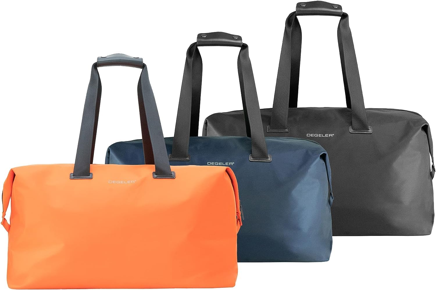 Stylish Weekender Travel Bag - Lightweight Carry-On Duffle for Women & Men - Perfect Overnight Bag for Weekend Getaways & Business Trips - Orange