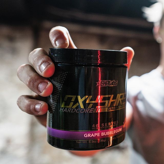 EHP Labs OxyShred Hardcore Fat Burner & Energy Booster - 40 Servings (275g) - Weight Loss Supplement for Men & Women - Pre-Workout & Fitness Support