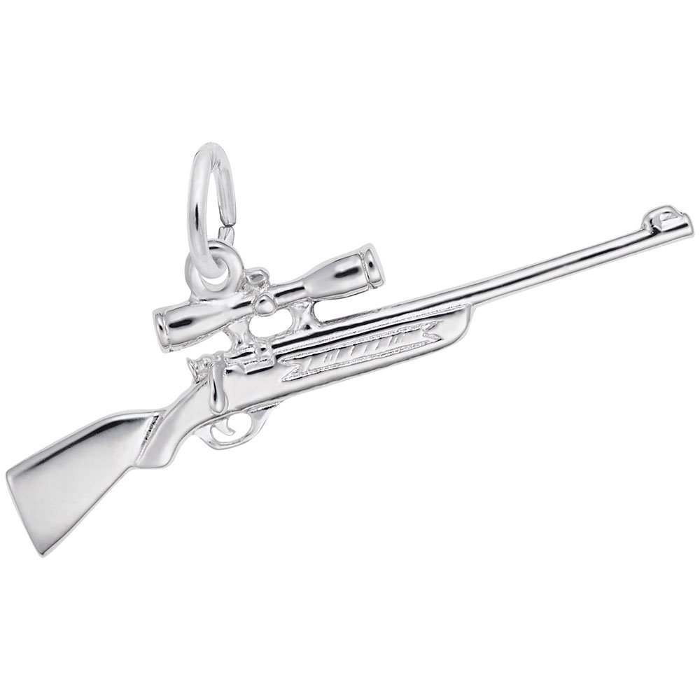 Shotgun Charm Pendant - Silver & Gold Gun Charms for Bracelets & Necklaces - Perfect for Hunting Enthusiasts & Outdoor Lovers