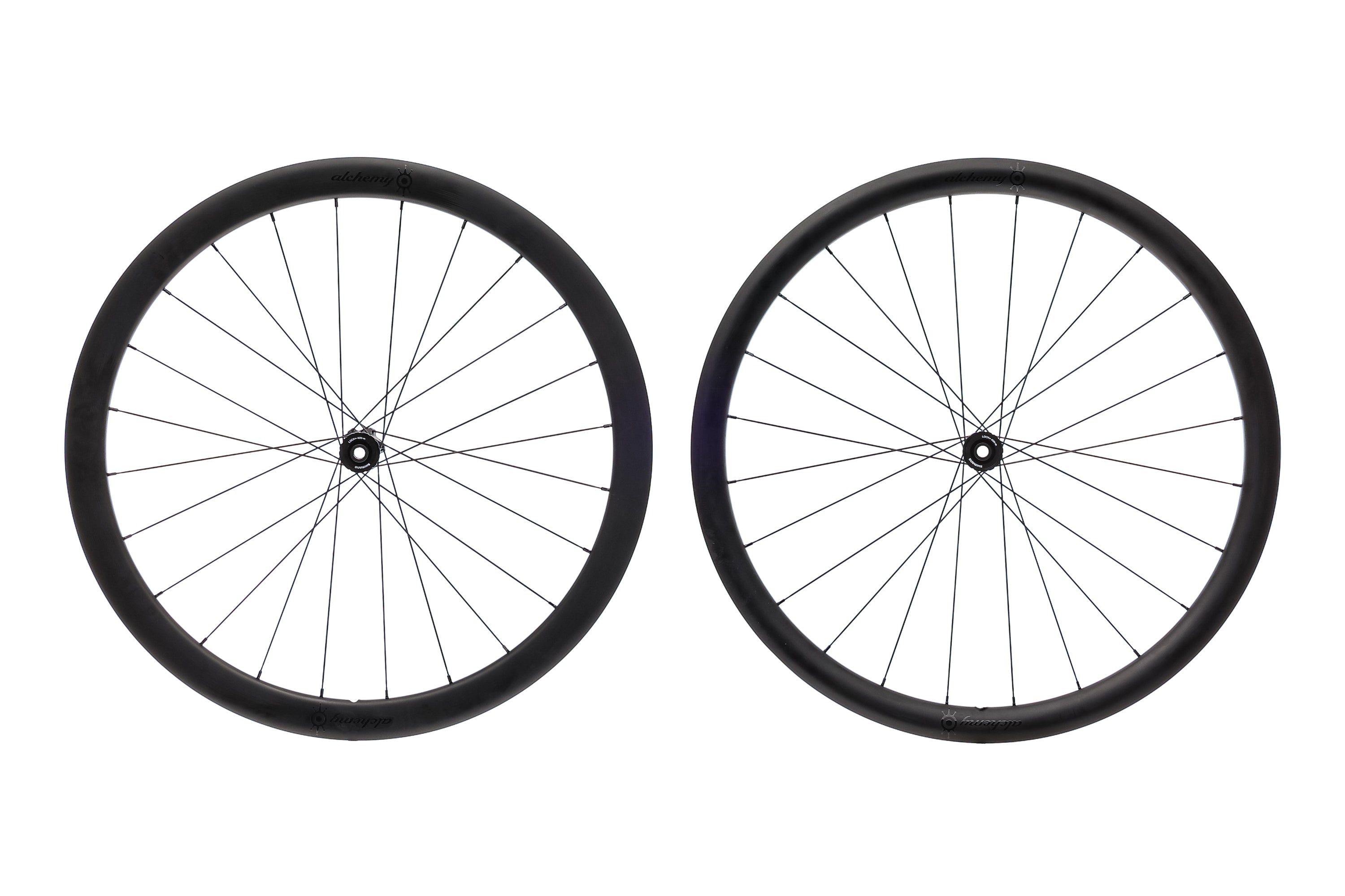 Premium Alchemy Carbon Road Disc Wheelset with DT Swiss 240s Hubs - Tubeless 700c Wheels for High-Performance Cycling & Racing