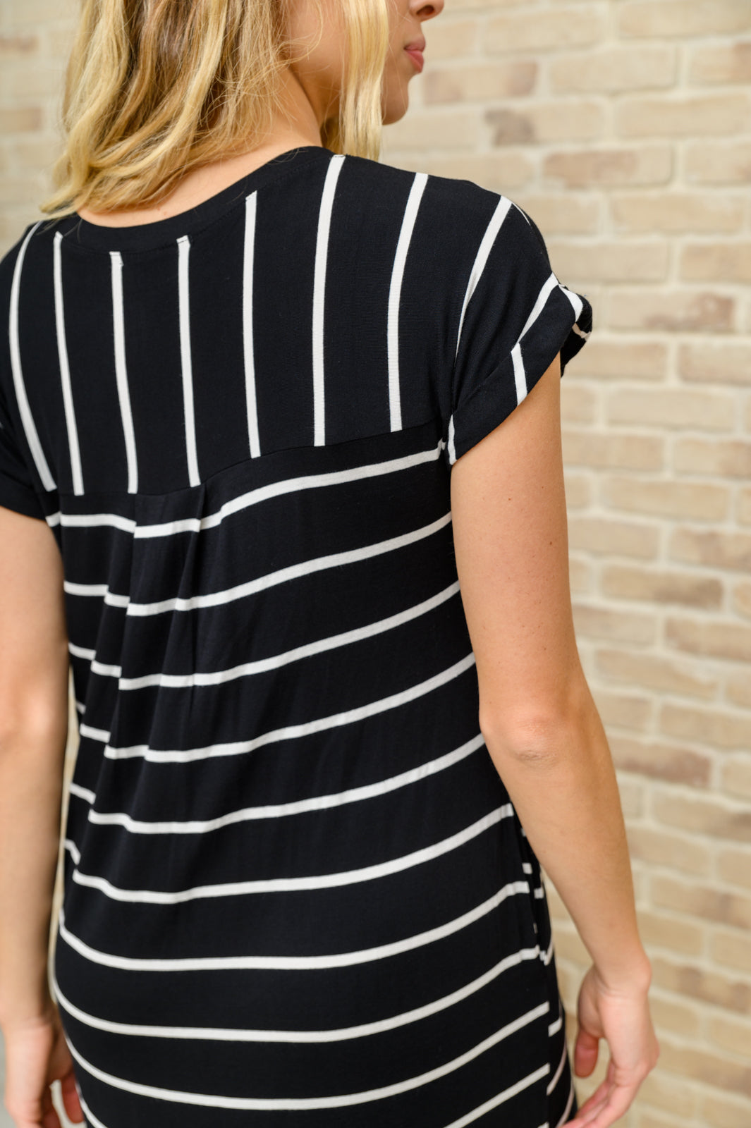 Elegant Black Striped Maxi Dress for Women - Perfect for Summer Beach, Vacations & Casual Outings