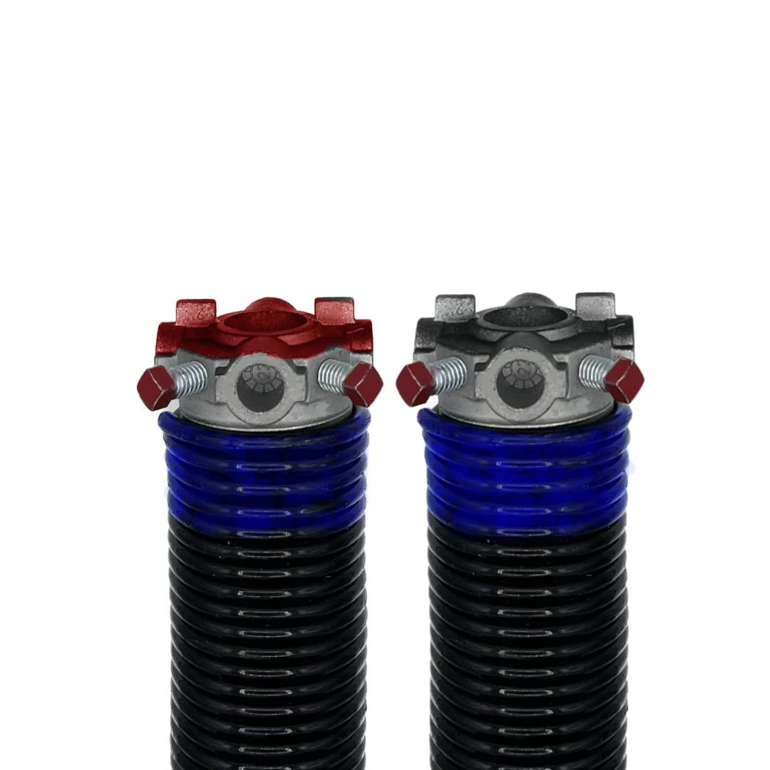 Alcan Garage Door Torsion Spring 262x1.75x37 - Left & Right Hand Wound Replacement Springs for Garage Door Repair (Pair) | Perfect for DIY Home Garage Maintenance & Emergency Door Spring Replacement