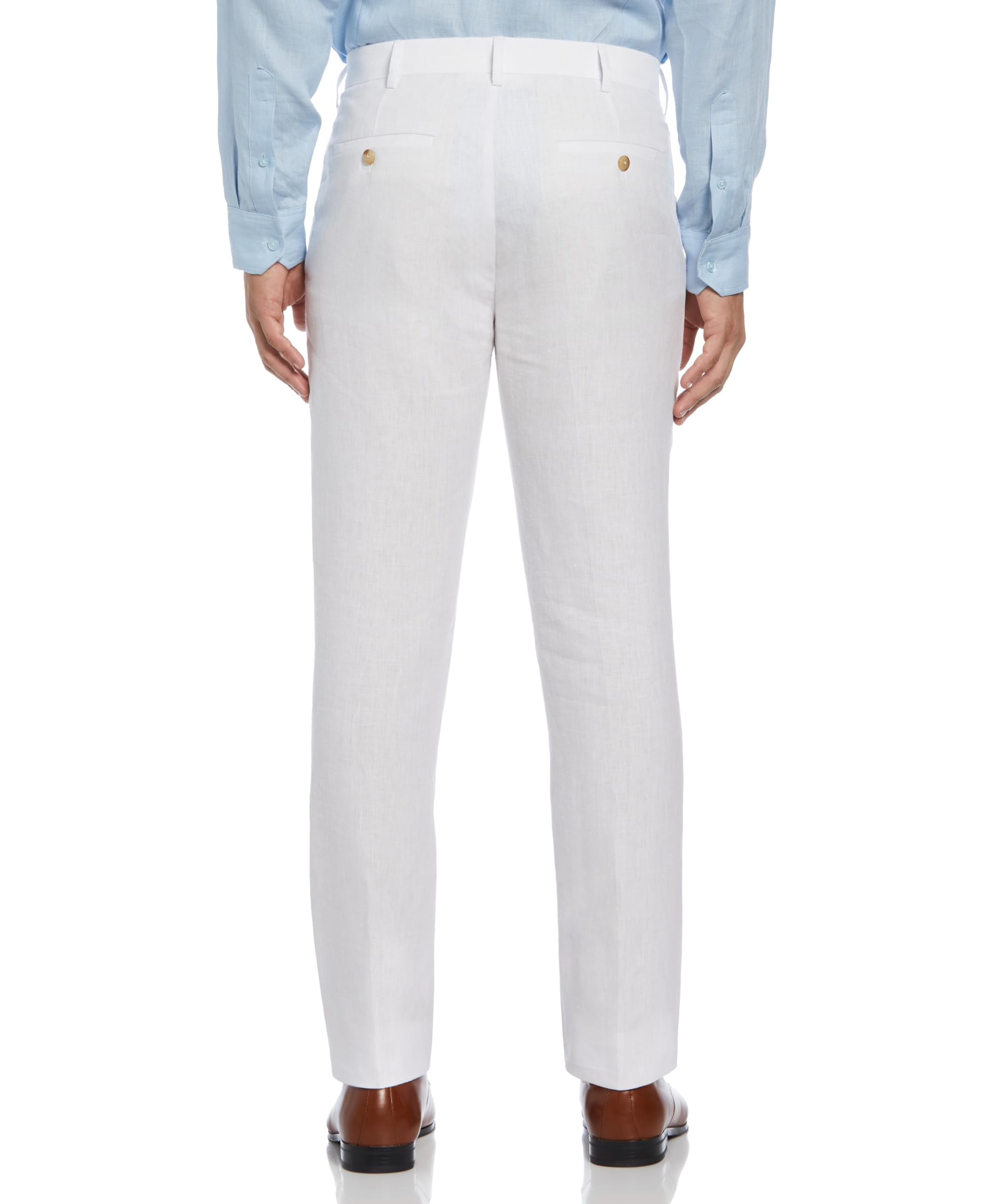 Cubavera Men's Delave 100% Linen Pants - Breathable Flat Front Lightweight Summer Trousers for Casual Wear | Perfect for Beach, Vacation & Outdoor Activities