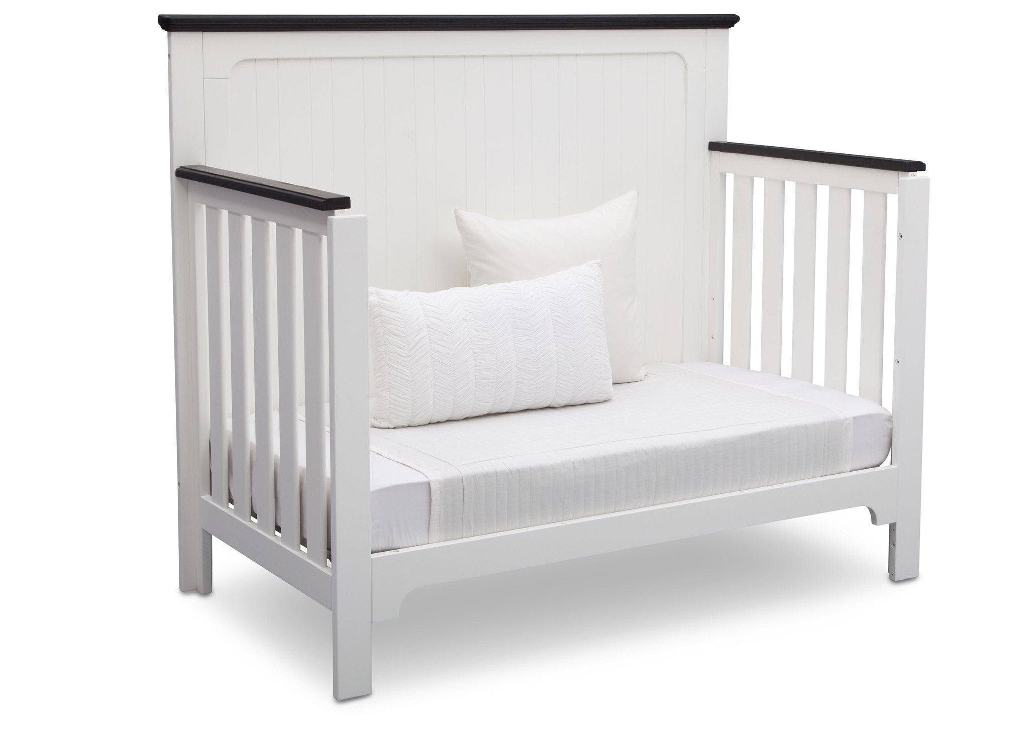 Providence 4-in-1 Convertible Baby Crib - Toddler Bed & Daybed with Adjustable Mattress Height | Nursery Furniture for Newborns to Kids