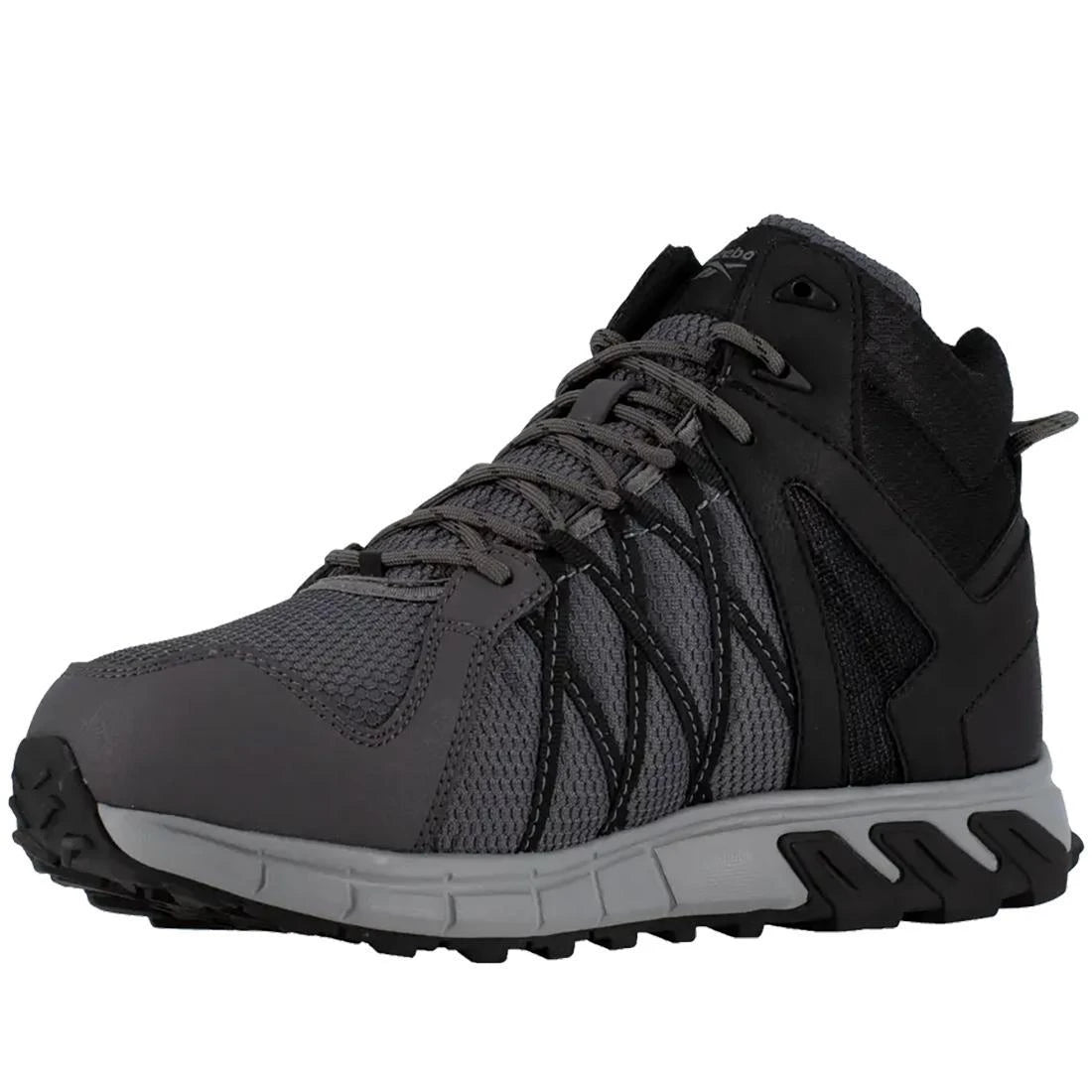 Reebok Trailgrip Grey MetGuard Work Boots - Durable & Comfortable Safety Shoes for Construction, Hiking & Outdoor Work