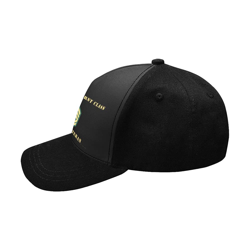 Army Sergeant First Class (SFC) Combat Veteran Hat - Military Cap for Veterans & Active Duty - Perfect for Outdoor Activities, Military Events & Everyday Wear