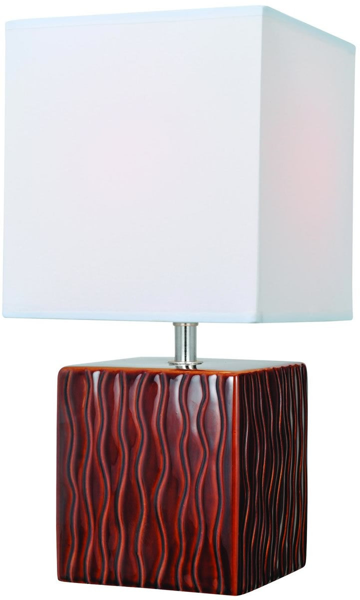 13H Kube Modern LED Table Lamp - Adjustable Brightness for Bedroom, Living Room & Office - Stylish Coffee Shop Lighting Decor