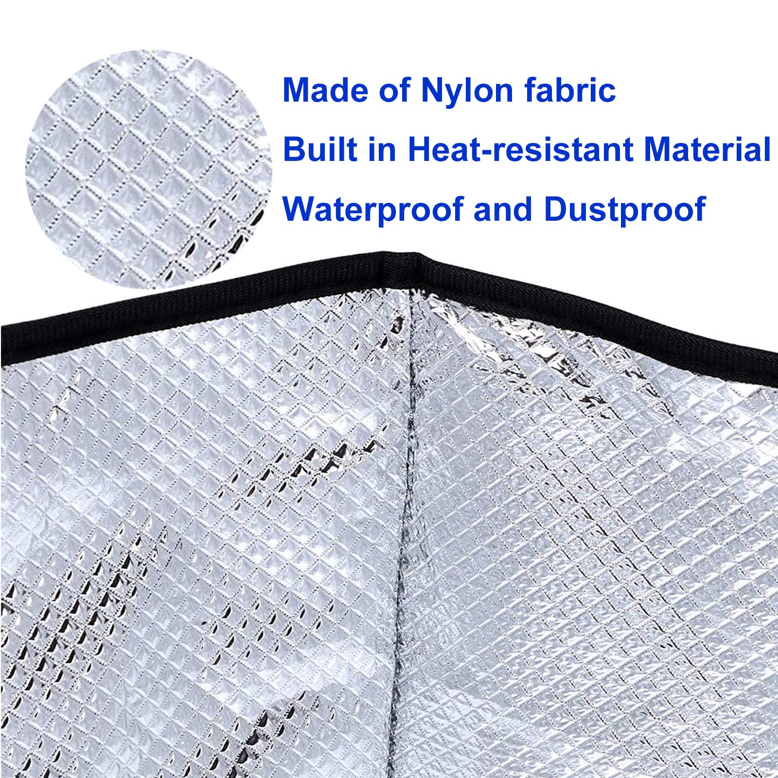 TRINENOX Heat-Resistant Waterproof Microwave Oven Cover - Dustproof Nylon Protector for Toaster Oven & Grill | Universal Printer Dust Cover for HP Pro 8610 - Perfect for Kitchen, Office & Home Appliances Protection