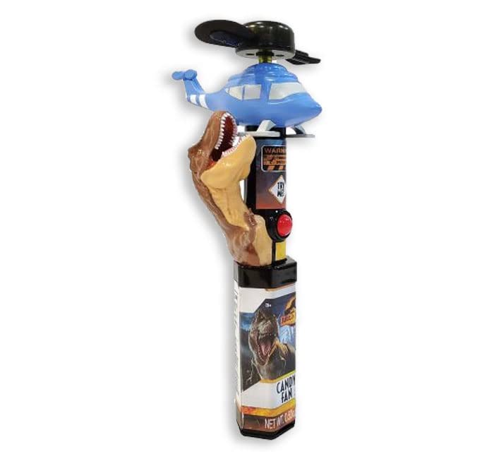 Jurassic World Helicopter Candy Fan with Treats - Fun Gift for Kids