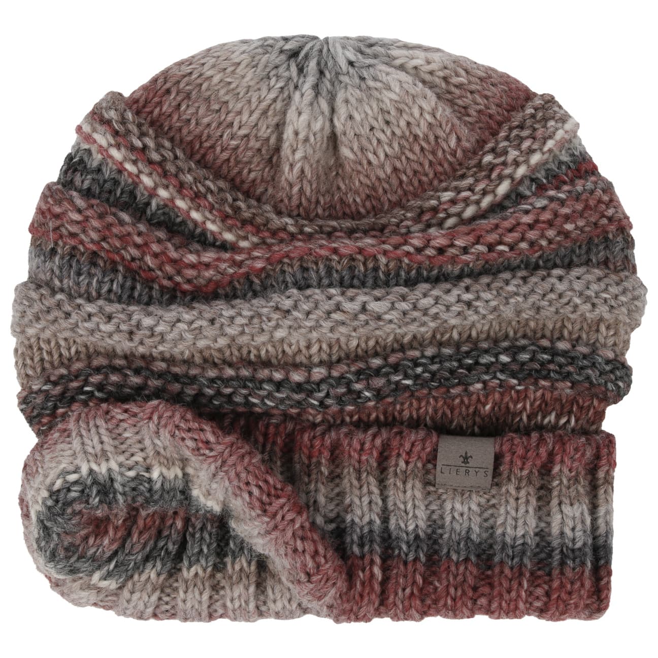 Lierys Bernardo Oversize Knit Hat - Soft Chunky Cable Knit Beanie for Women & Men | Winter Warm Slouchy Hat for Outdoor Activities, Skiing & Casual Wear