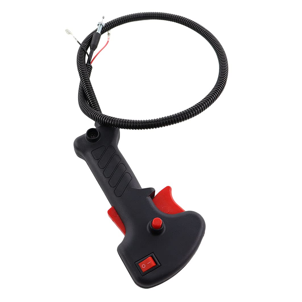MCHNIC Gas Throttle Switch for Fuxtec FX-MS152, MFS520 Multitool 2-in-1, Hecht 129BTS, Dolmar MS27U, Matrix BMS 900-4, Demon RQ580 Brush Cutter - Compatible Replacement Part for Outdoor Power Tools & Garden Equipment