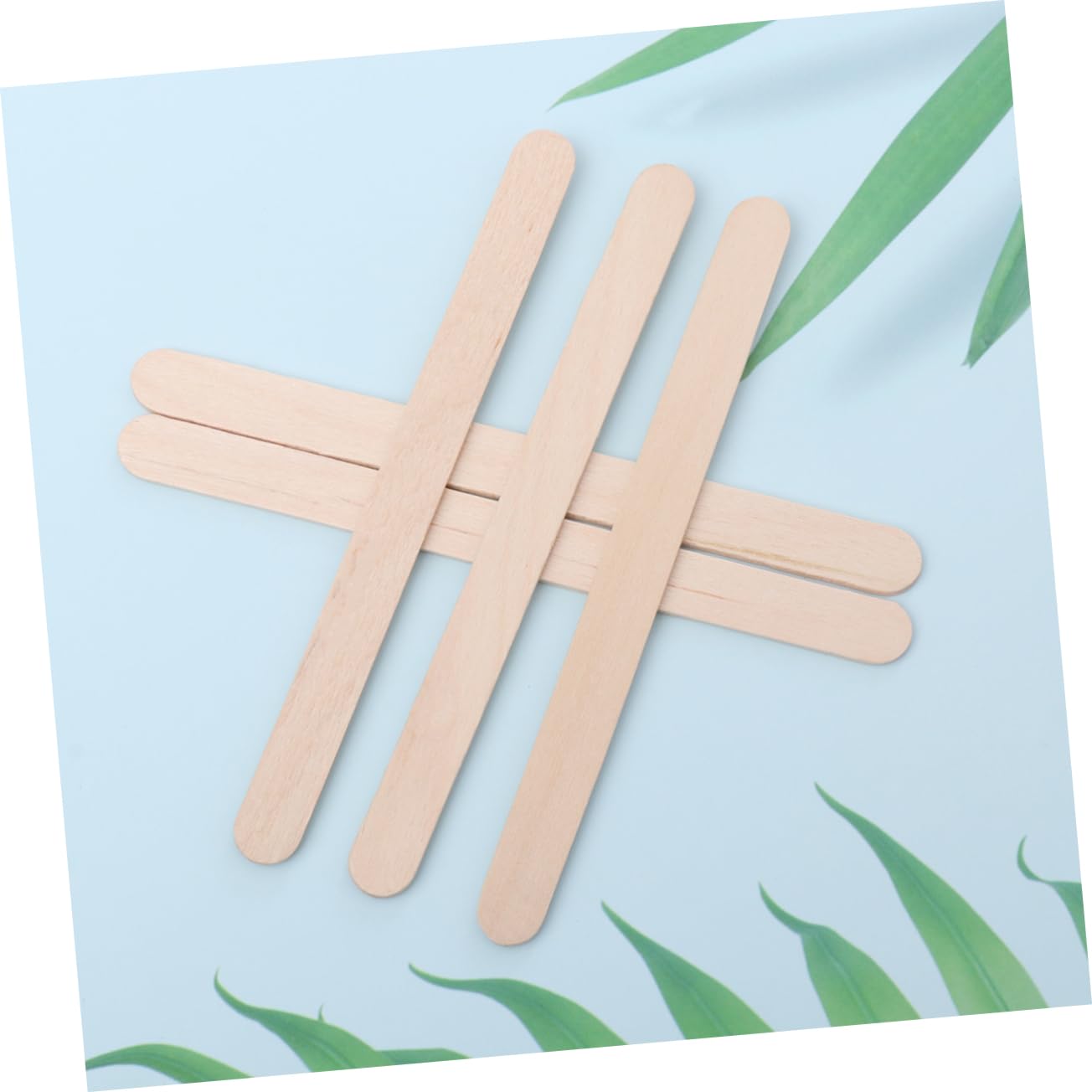150pcs Wooden Waxing Spatulas - Natural Wood Wax Spatula Sticks for Hair Removal, DIY Waxing & Beauty Salon Use - Perfect for Eyebrow Shaping, Leg Waxing & Facial Hair Removal