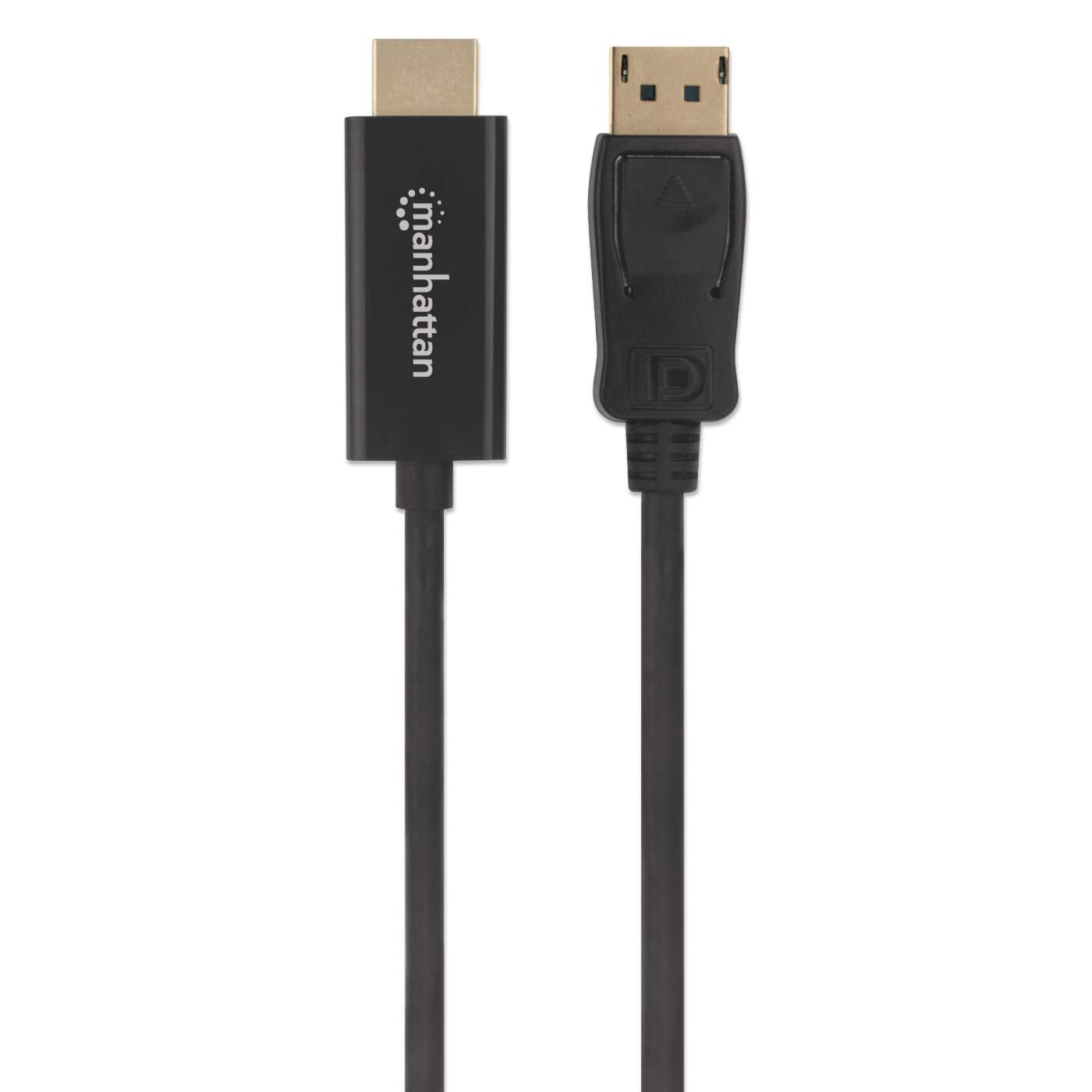 1080p DisplayPort to HDMI Cable 6ft - High-Speed 4K Ready Gold-Plated Connectors for PC, Laptop, Monitor, TV - Home Office & Gaming Setup