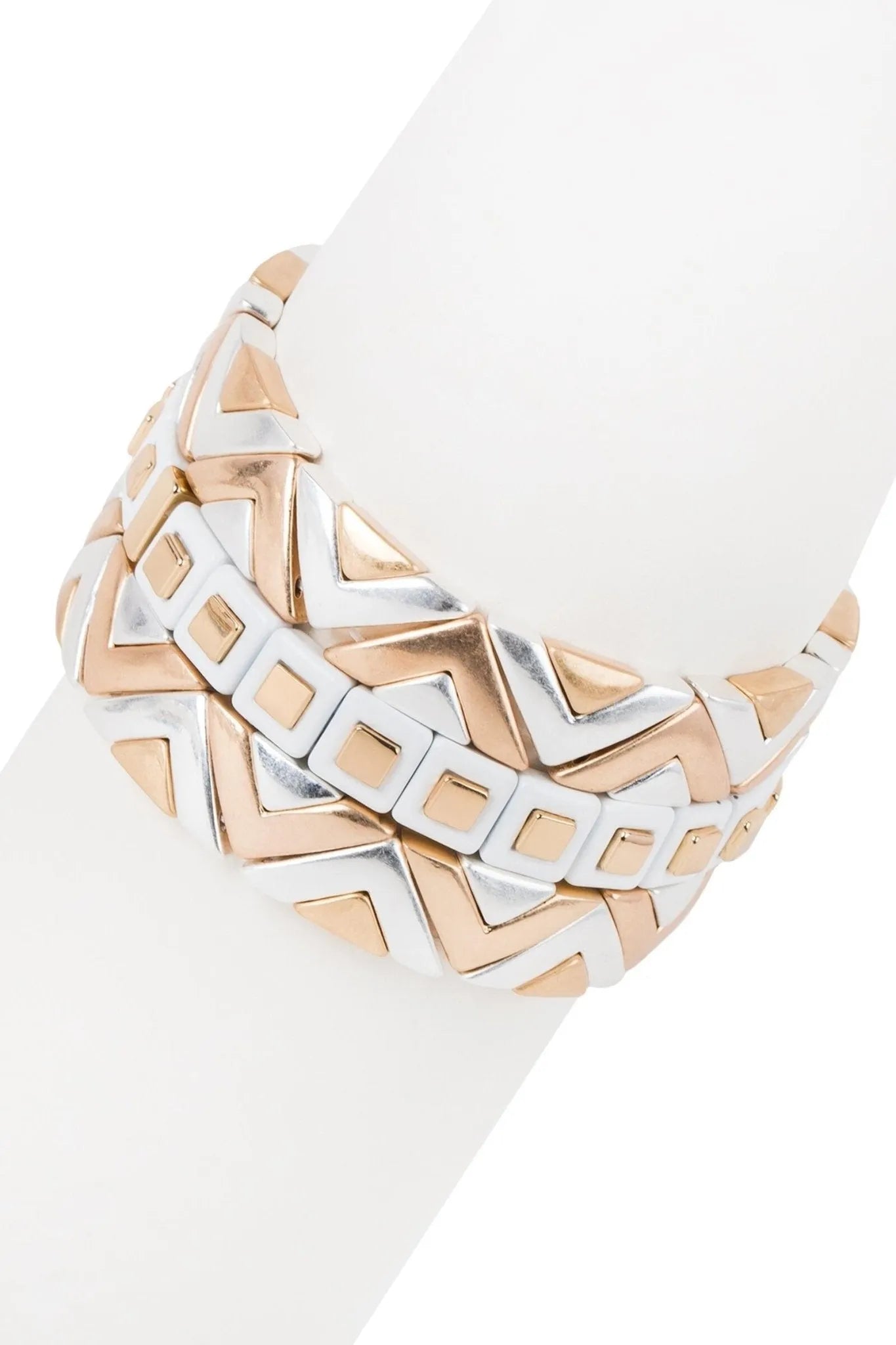 Geometric Shine Bracelet Set for Women - Trendy Boho Jewelry for Everyday Wear, Party & Gift Giving