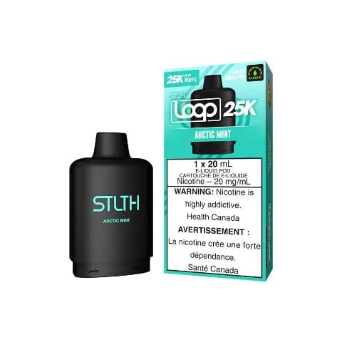STLTH LOOP 25K Disposable Vape Pod Pack - 25000 Puffs, 20mL E-Liquid, All Flavors Available | Perfect for Travel, Parties & On-the-Go Vaping (Alberta)
