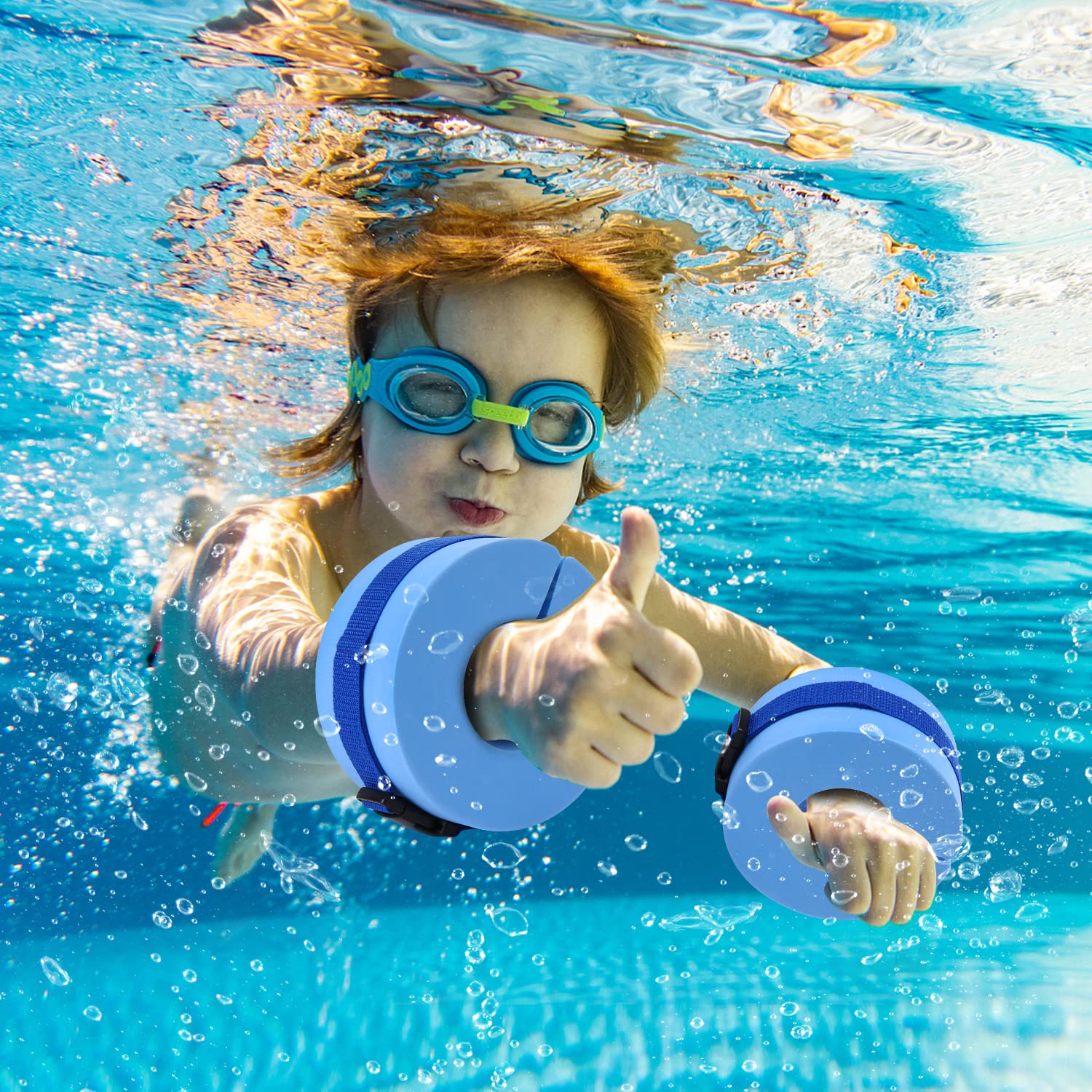 Premium Water Aerobics Set - Foam Dumbbells & Swim Cuffs for Pool Fitness, Aquatic Exercise Equipment - Ideal for Water Workouts, Swimming Training & Hydrotherapy Sessions