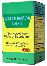 San Huang Pian (Goldthread Combination Tablets) - Herbal Supplement for Detox & Inflammation Relief - 3 Bottles (90 Tablets) - Supports Liver Health & Skin Care - Perfect for Natural Detox & Wellness Routine