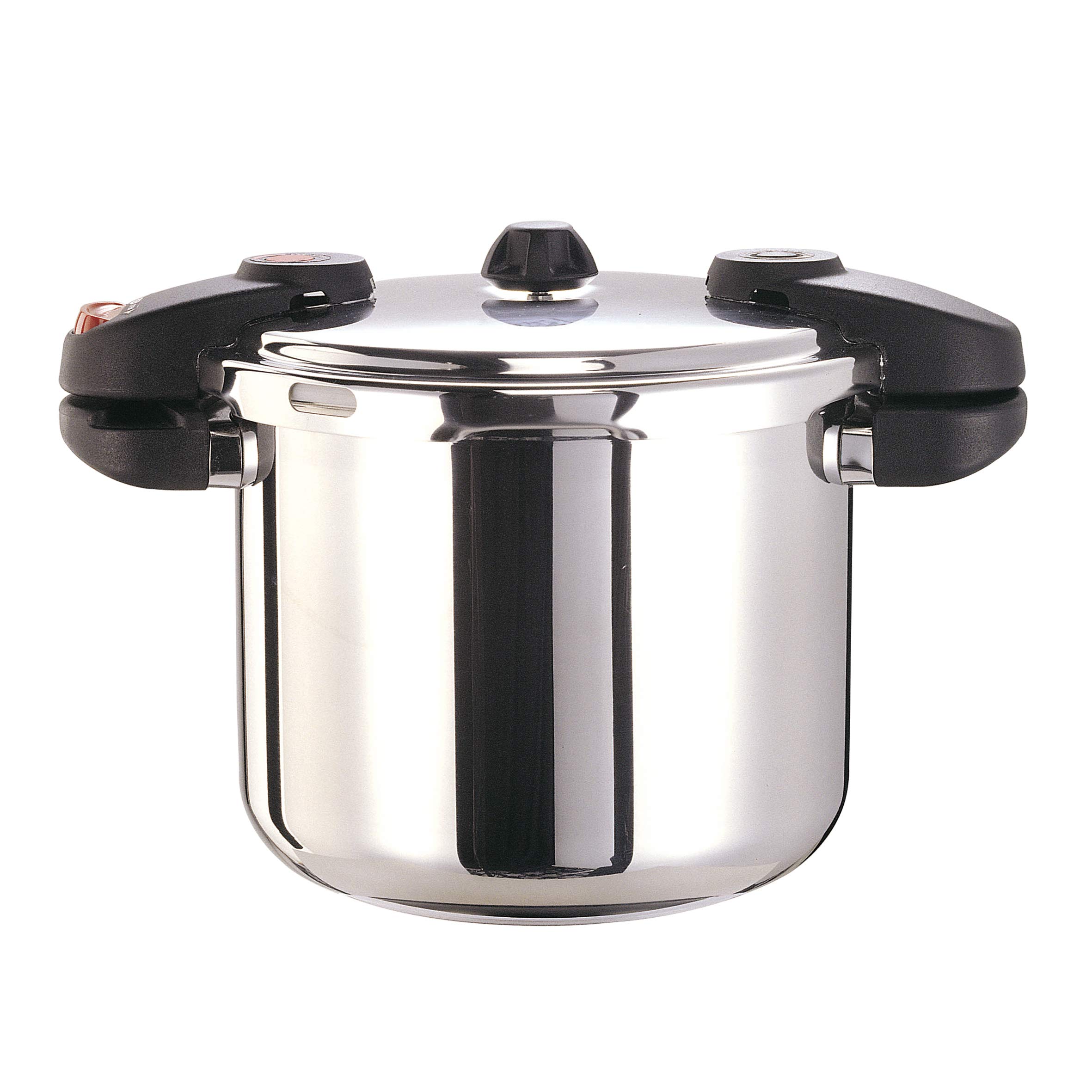Buffalo QCP408 8-Quart Stainless Steel Pressure Cooker - Fast & Safe Cooking for Soups, Stews & Meals | Classic Series | Perfect for Home Kitchens & Camping