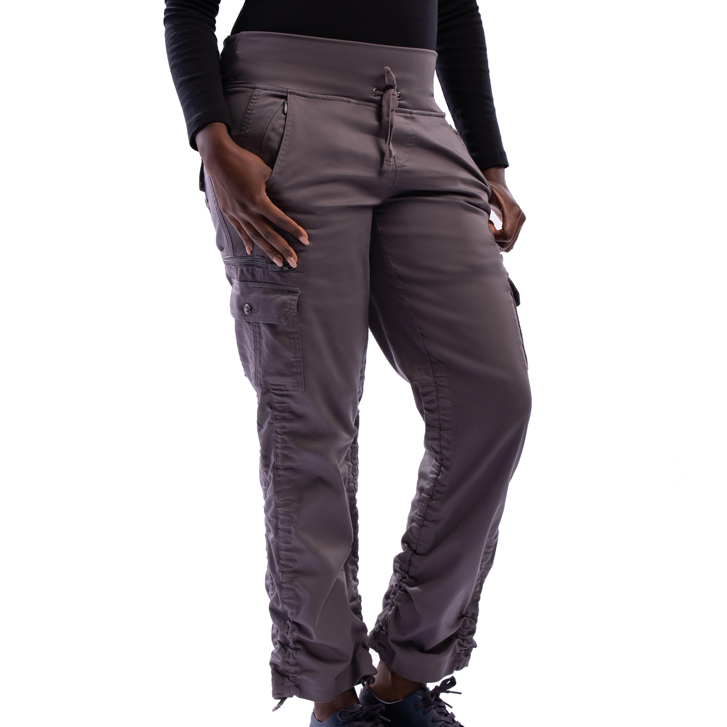 SCOTTeVEST Margaux Cargaux Women's Travel Cargo Pants with 11 Hidden Pockets - Comfortable Hiking Pants for Outdoor Adventures, Airplane Travel & Everyday Wear