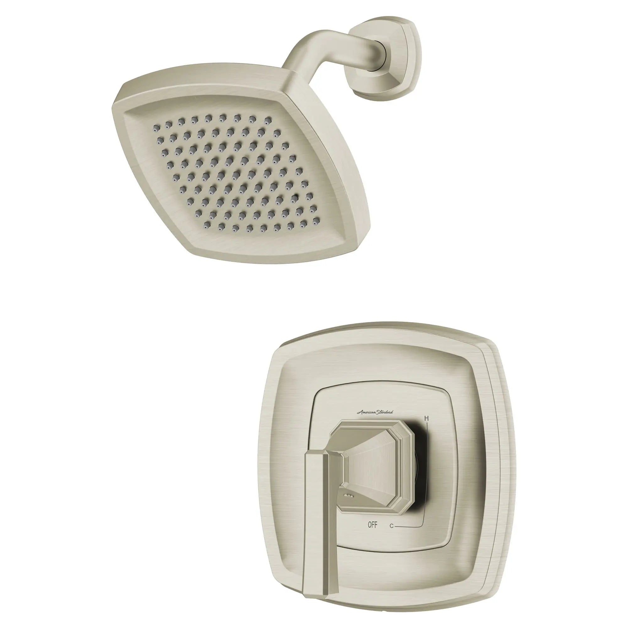 Crawford 1.8 GPM Water Saving Shower Trim Kit with Double Ceramic Pressure Balance Cartridge & Lever Handle - Perfect for Eco-Friendly Bathrooms & Water Conservation Homes