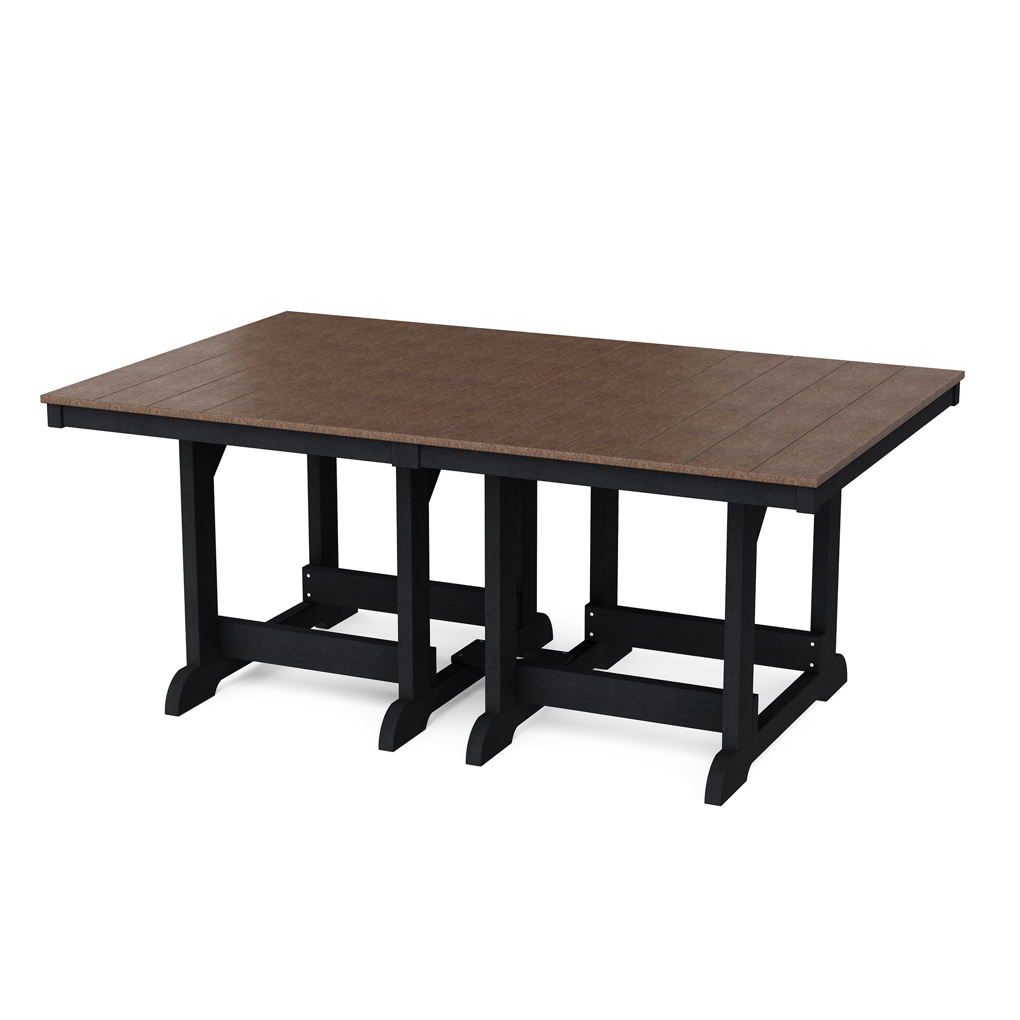 Heritage 44x72 Inch Solid Wood Dining Table - Rustic Farmhouse Style for Kitchen, Dining Room & Outdoor Entertaining