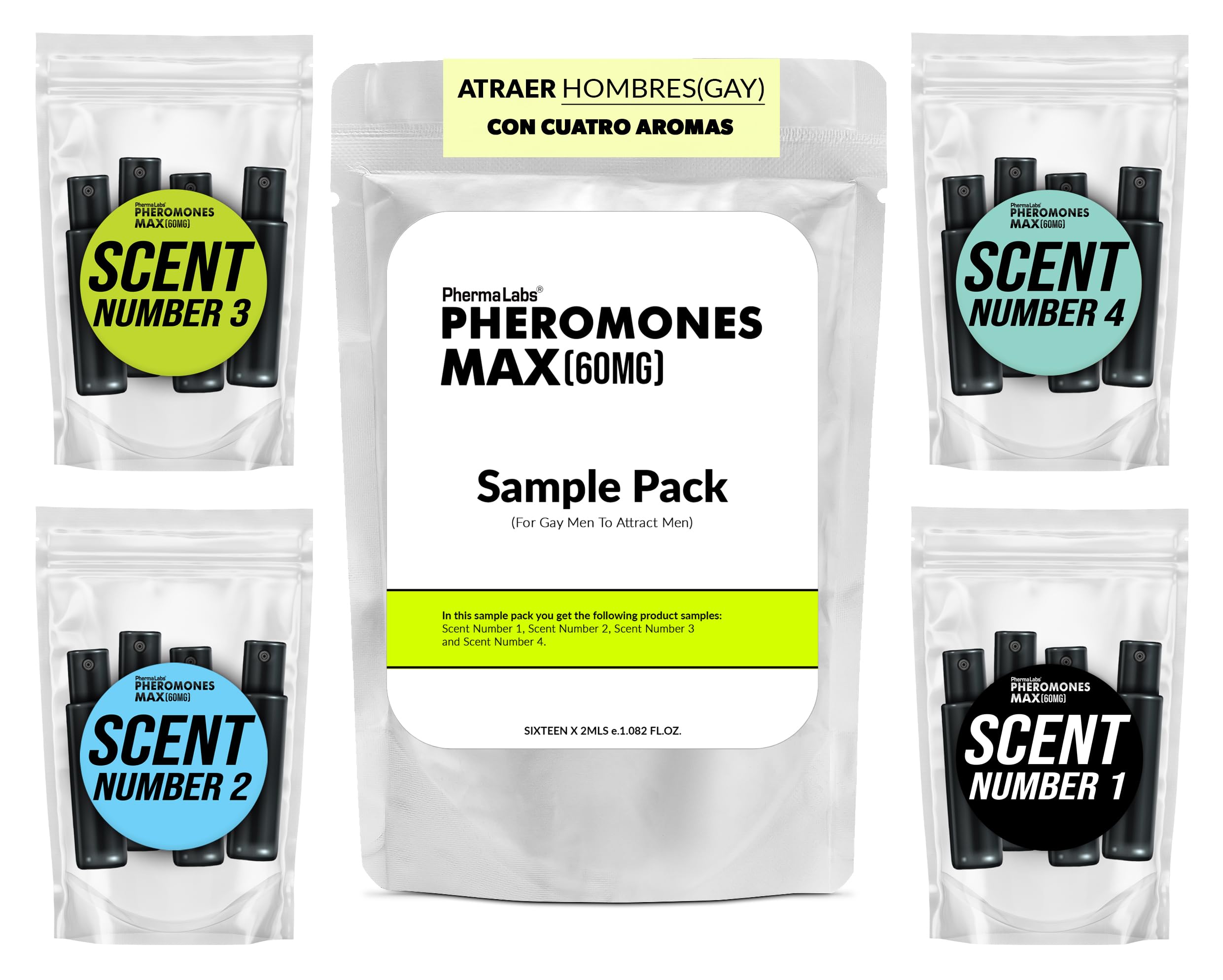MAX Gay Pheromone Cologne Bundle for Men - Attract & Seduce - Perfect for Nightlife, Dates & Special Occasions
