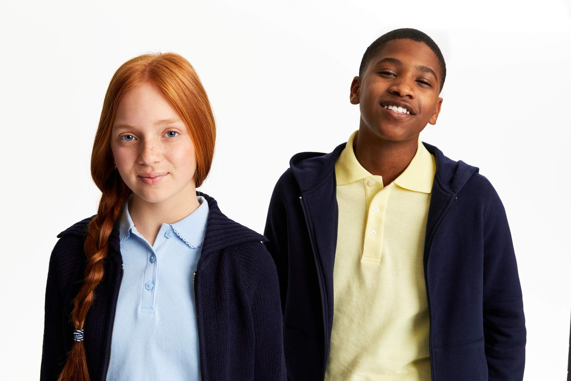 French Toast Pique Polo Shirt - Long Sleeve School Uniform for Boys & Girls | Comfortable Cotton Blend for Classrooms, Sports & Everyday Wear