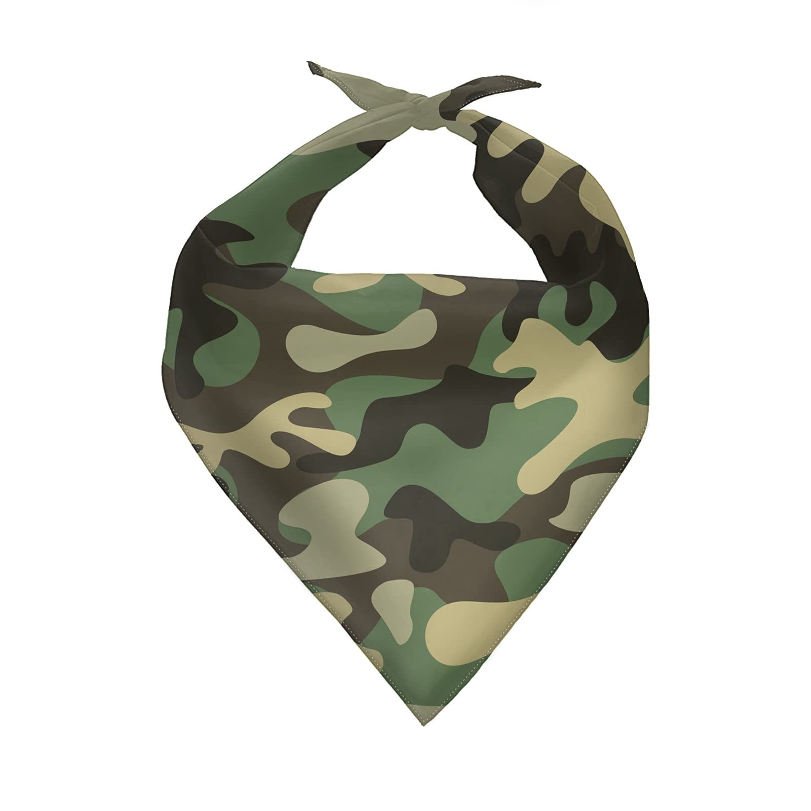 KEIAHUAN Camouflage Dog Bandana - Adjustable Triangle Scarf for Small, Medium & Large Dogs & Cats - Perfect for Outdoor Adventures, Pet Photos & Special Occasions
