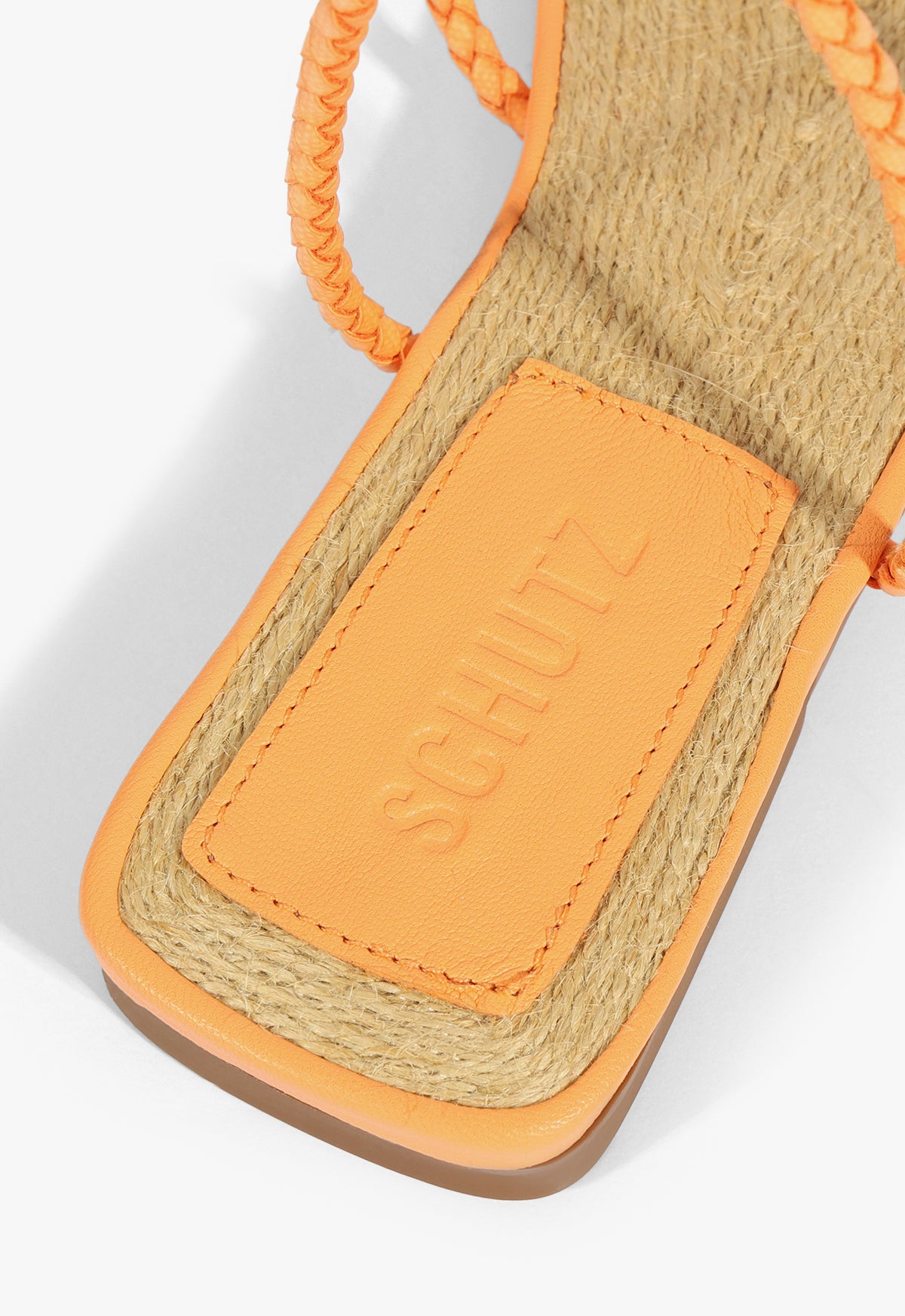 Kaya Orange Leather Flat Sandal - Women's Comfortable Summer Casual Shoes for Beach, Vacation & Everyday Wear