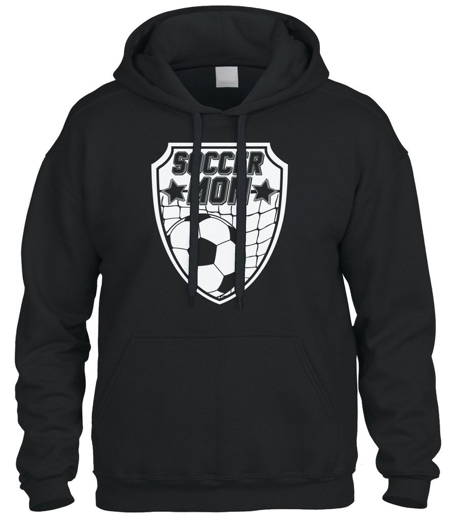 Cybertela Soccer Mom Sweatshirt - Comfortable Women's Hoodie for Soccer Moms - Perfect for Game Day, Sideline Cheering & Casual Wear