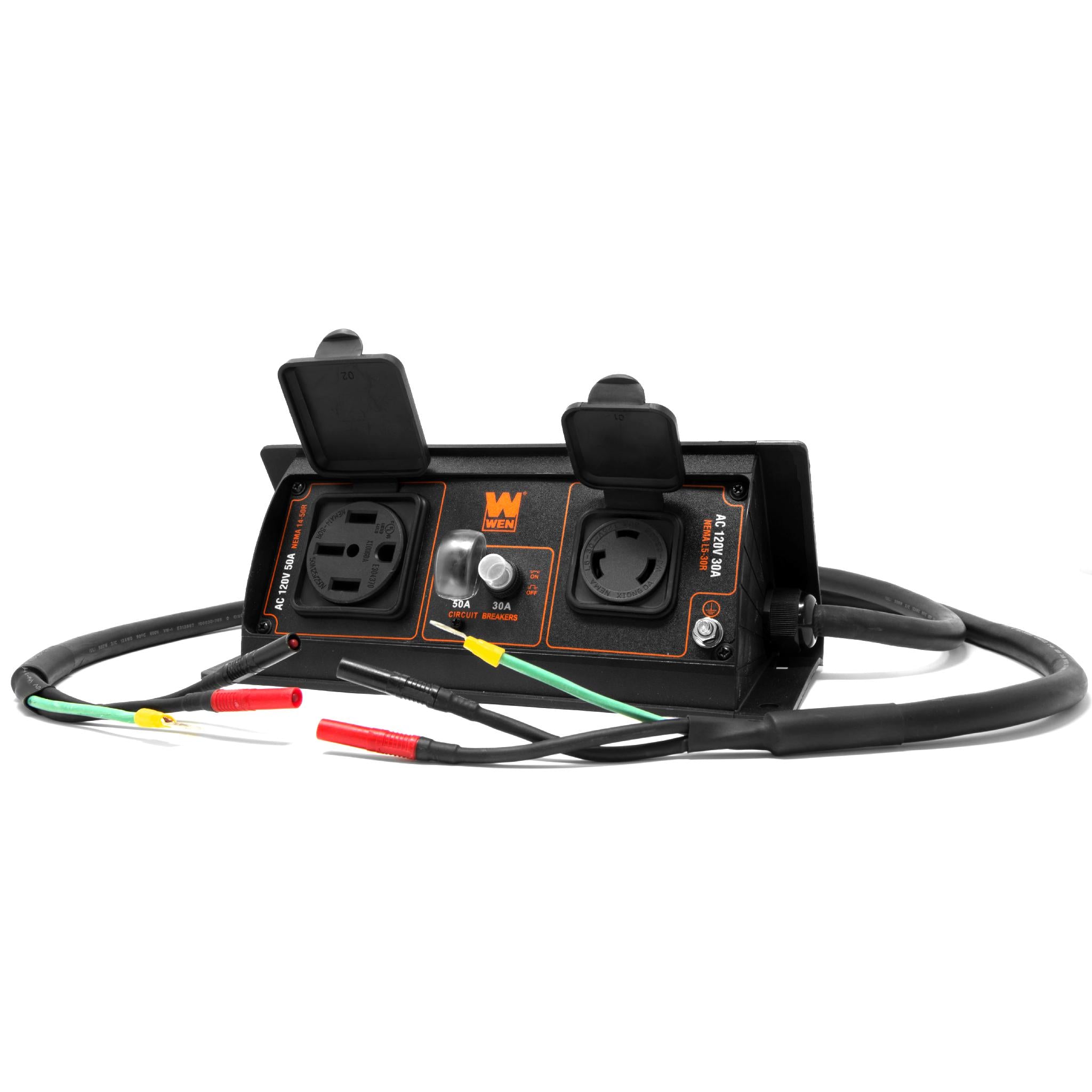 WEN GNA50i 50 Amp 6000 Watt Parallel Connection Kit for Inverter Generators - Power Your Home, RV & Outdoor Events with Dual Generator Setup