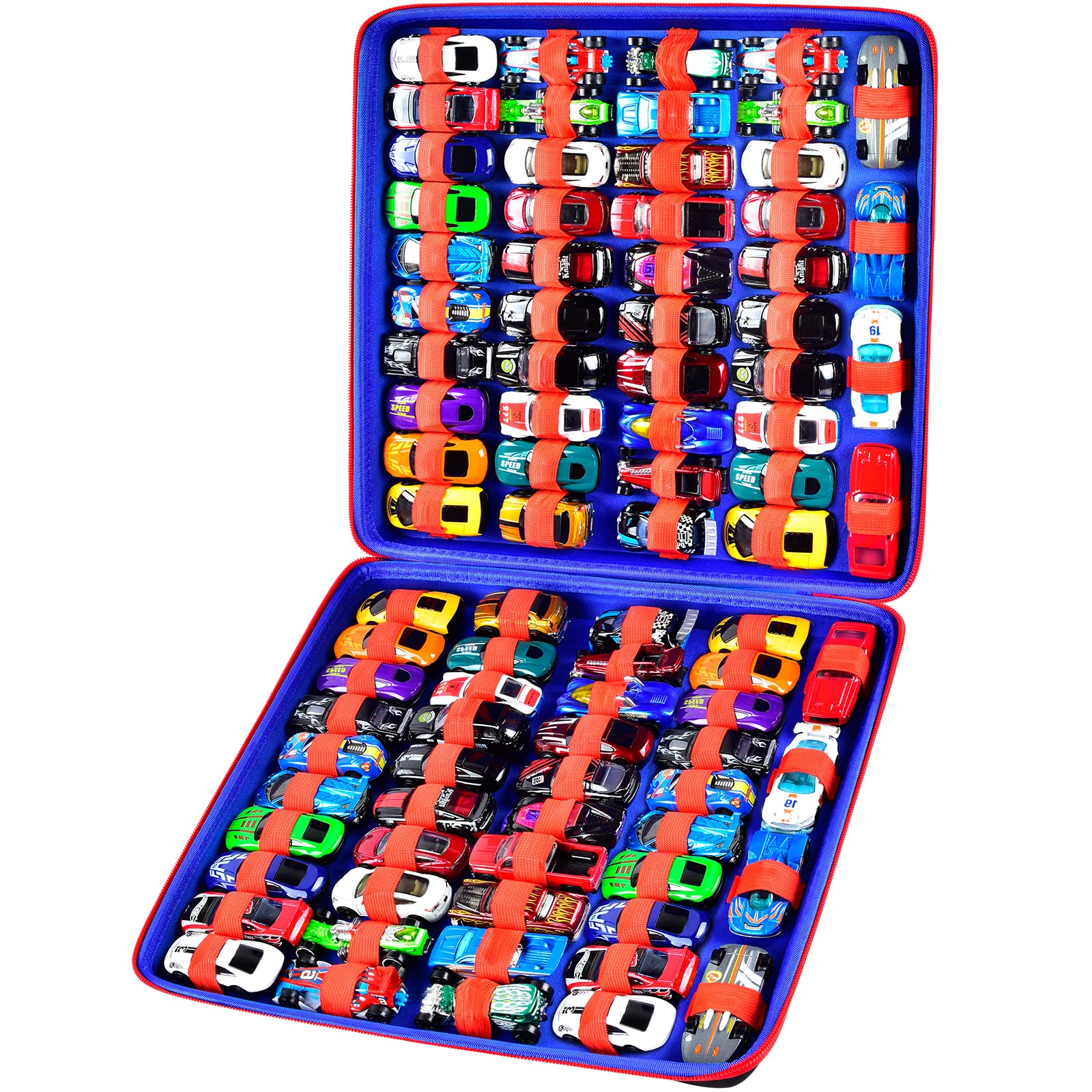 Hot Wheels & Matchbox Car Storage Organizer - Portable Toy Car Case Holds 88 Vehicles | Durable Travel Container for Kids Playroom, Birthday Gifts & Road Trips