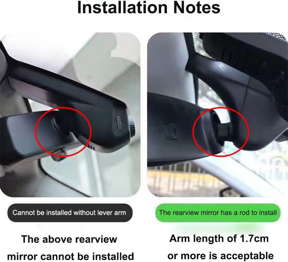 Rotating Grip Cell Phone Holder for Car - 360° Adjustable Rearview Mirror Phone Mount, Universal Smartphone Stand for iPhone, Samsung, Google Pixel - Perfect for Hands-Free Navigation & Video Calls While Driving (Black)