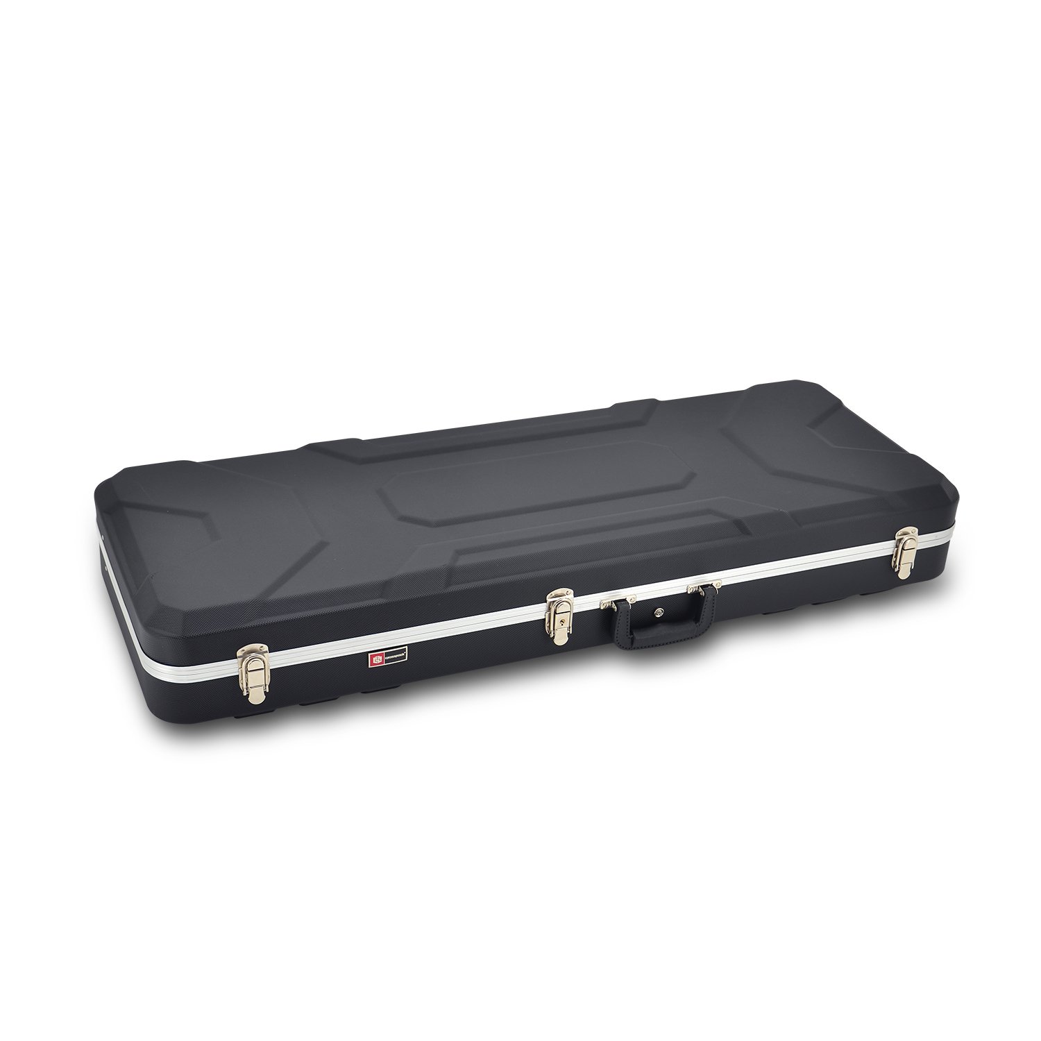 Crossrock CRA401EBK Electric Guitar Case - Durable Hard Shell with Plush Interior for Protection | Perfect for Travel, Gigging & Storage