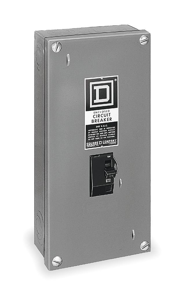 100 Amp 240V AC Single Throw Safety Switch 2 Pole - Heavy Duty Electrical Disconnect for HVAC, Water Heaters & Industrial Equipment