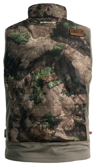 ScentLok BE:1 Reactor Plus Men's Electric Heated Hunting Vest - Battery Powered Warm Jacket for Cold Weather Outdoor Activities - Ideal for Hunting, Camping & Winter Sports