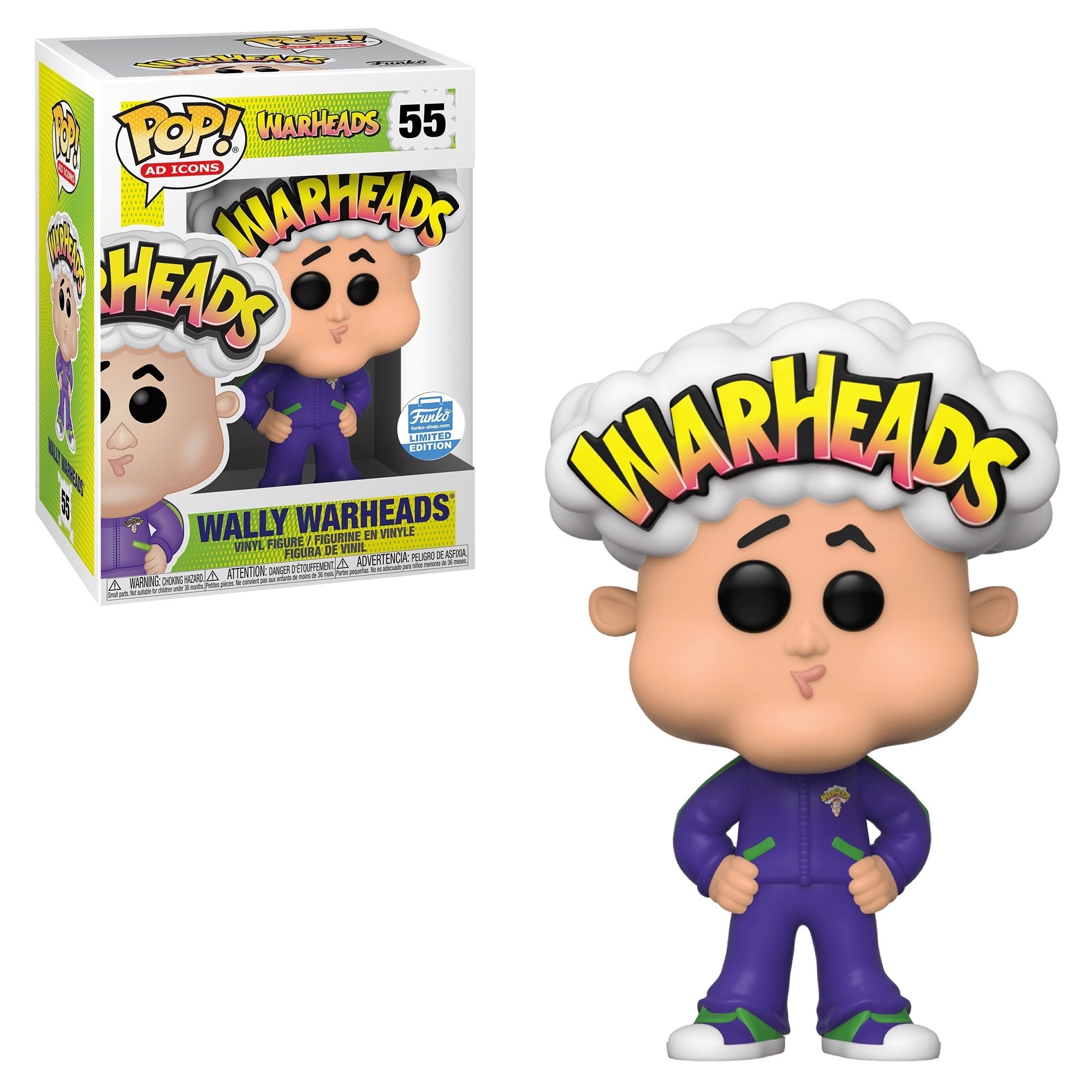 WarHeads Sour Candy - Wally Warheads Extreme Sour Hard Candy - Bulk Pack for Parties, Halloween, and Movie Nights