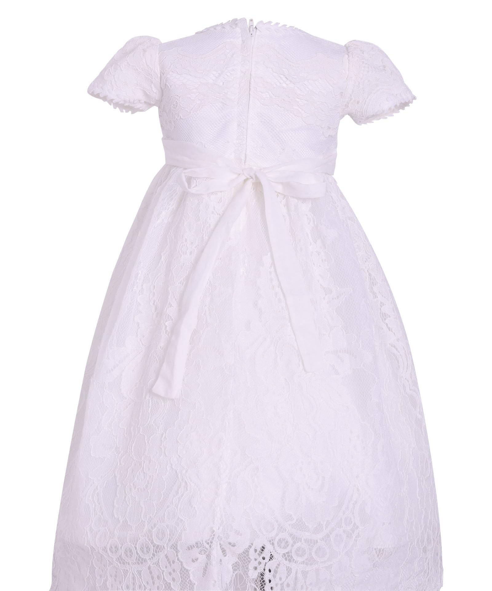White Baby Christening Gowns - Long Baptism Dresses for Girls | First Communion, Baptism & Special Occasion Outfits