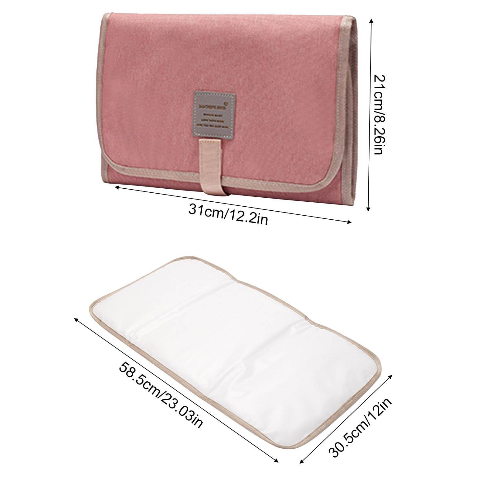 Foldable Waterproof Baby Changing Pad for Travel - Portable Diaper Changing Station for Girls & Boys | Perfect for On-the-Go Parents, Airplane & Car Trips, Nursery & Daycare Use