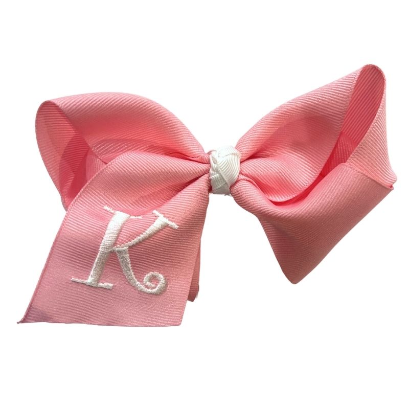 Elegant Large Monogram Bow - Perfect for Gift Wrapping, Wedding Decor & Party Favors | Personalized & Stylish Accessory